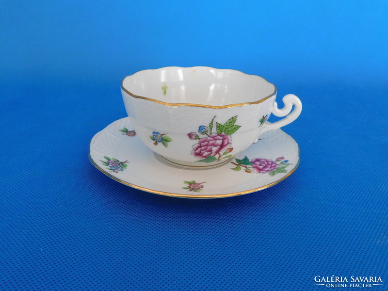 Herend Eton patterned giant tea cup + base