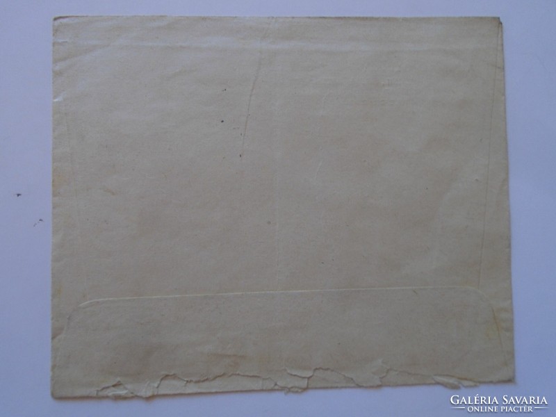 S9.26 Envelope 1941 customs officer and company - angel land - wool factory Budapest