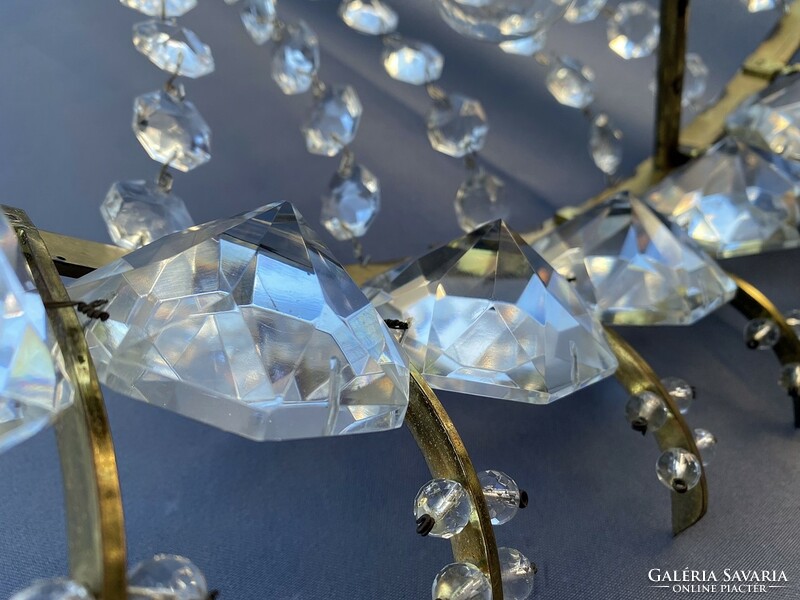 Gyémánt, ólom kristály csillár! 11 izzós!