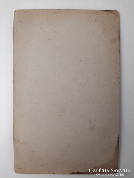 Antique hardback cabinet soldier photo, 16.2x10.3 cm, caes, buchwald, sarajevo