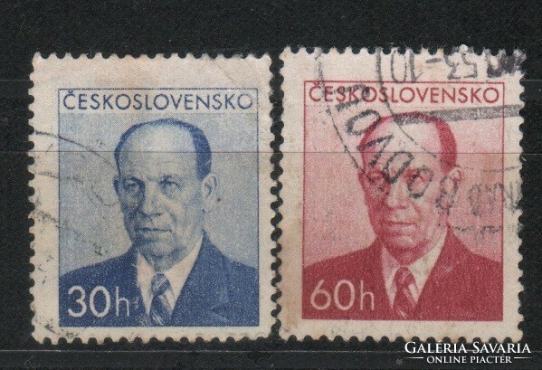 Csehszlovákia 0288 Mi 814-815    0,60 Euró