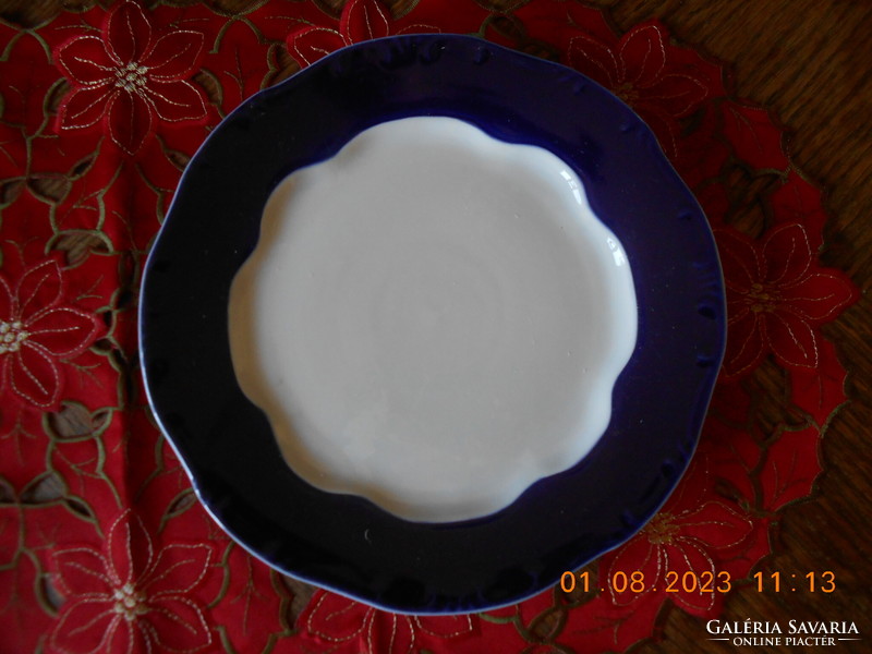 Zsolnay Pompadour alapmázas süteményes tál, 26 cm