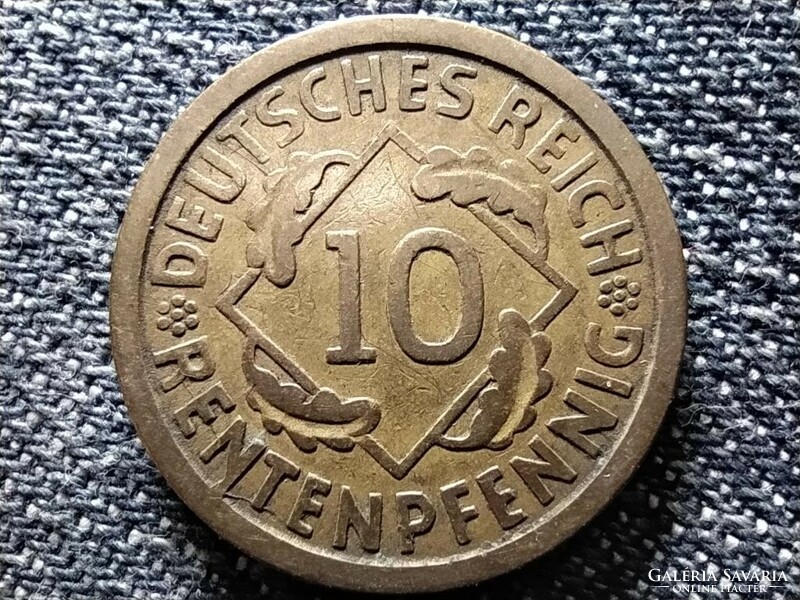 Germany Weimar Republic (1919-1933) 10 rentenpfennig 1924 e (id42979)