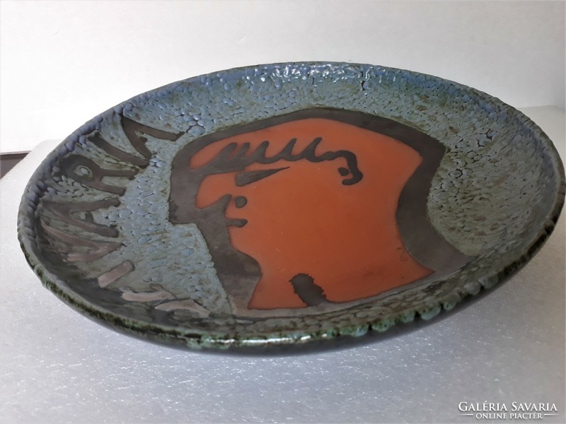 Savaria - large industrial ceramic wall plate