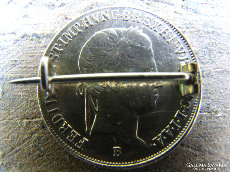 V.Ferdinánd, silver 20 kraycár badge (220710)