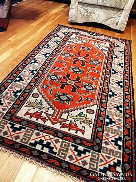Régi török kézi perzsa szőnyeg ,153 x 88 cm,