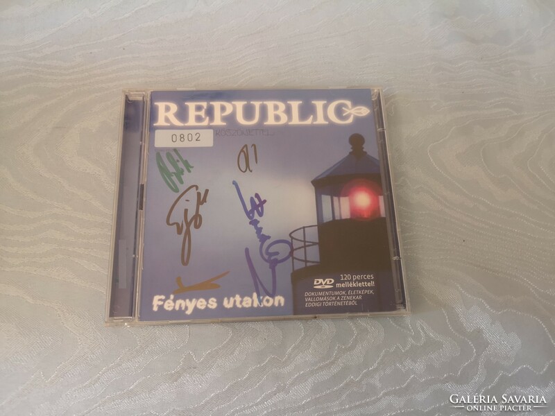 Republic - on bright roads (1cd, 1dvd) autographed!!!
