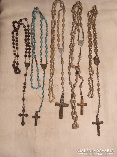5pcs old rosary