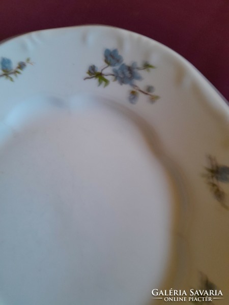 Zsolnay barack virágos tányér 24 cm