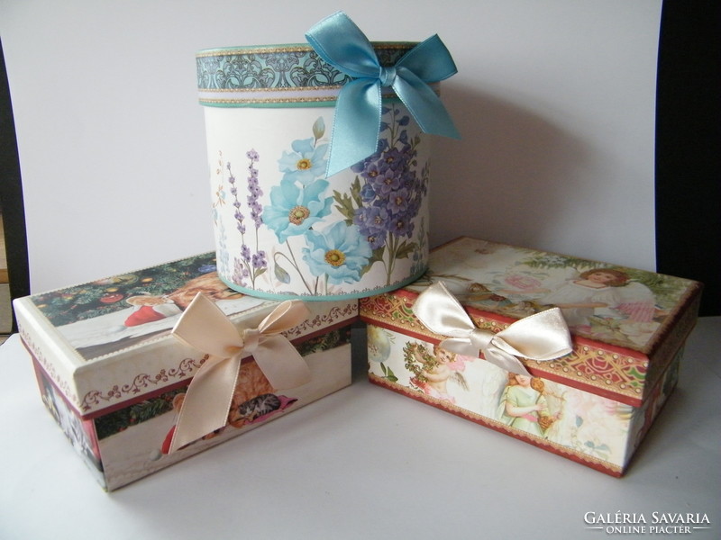 Very beautiful bow bow gift boxes 3 pcs