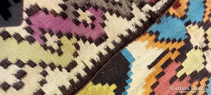 Antique Anatolian handmade kelim carpet is negotiable