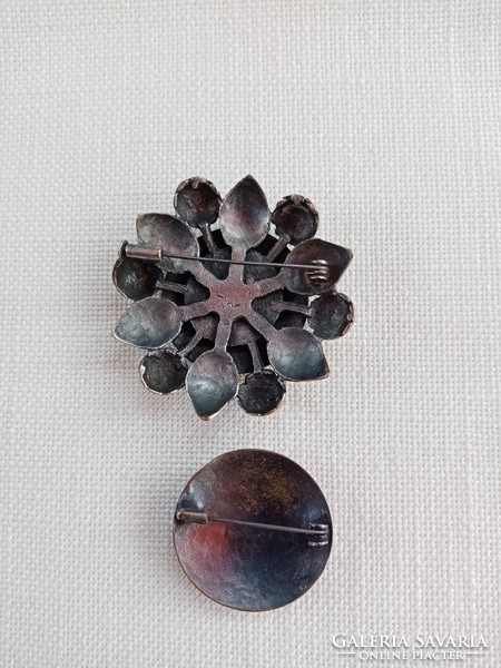2 Vál valéria brooches / badges - industrial goldsmith's work -- also sold separately!!!