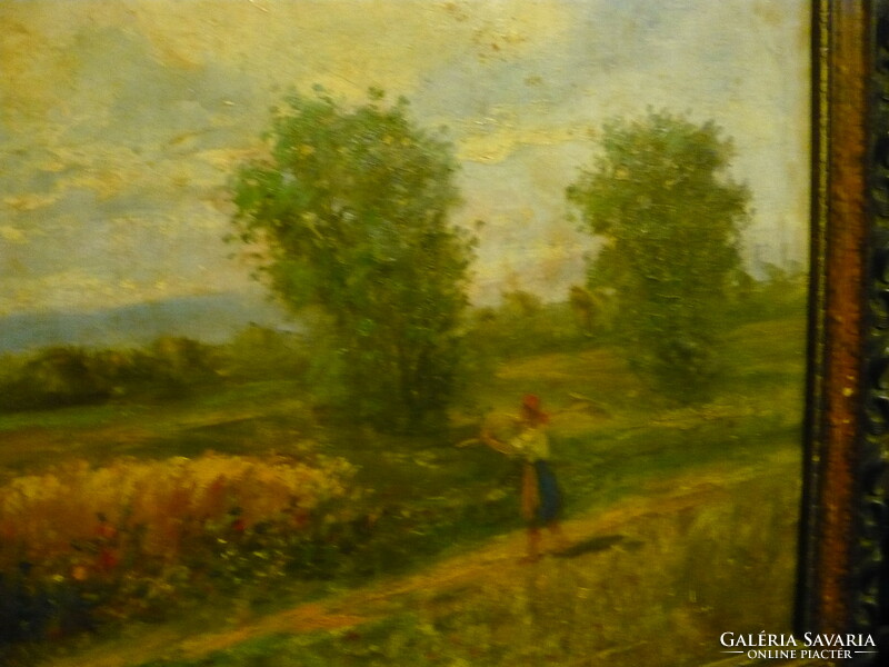 Oil painting by János Dunay.