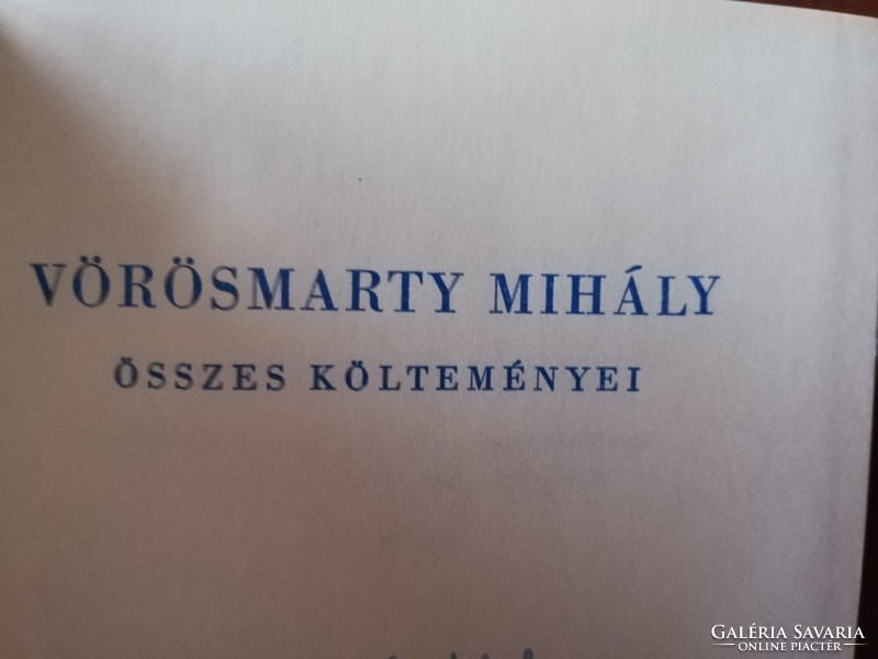 Vörösmarty Mihály összes versei 1963.