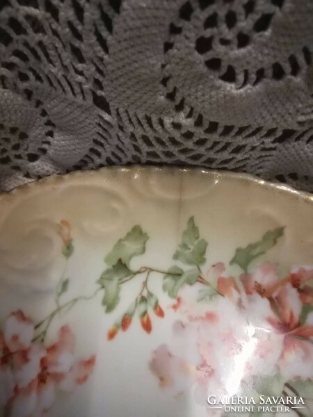 Old pink porcelain plate
