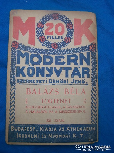 A story about Lógody Street, spring. . . First edition! Béla Balázs