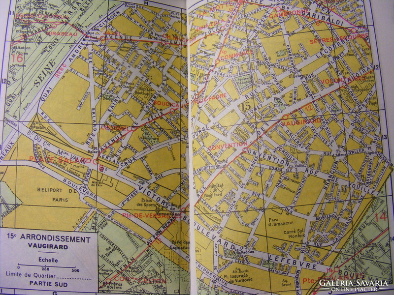 Plan de Paris par arrondissement - Párizs térképe