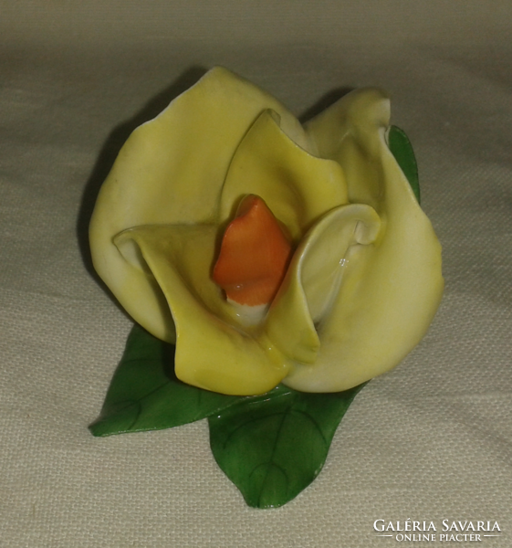 Aquincumi kézzel festett porcelán rózsák 3 db