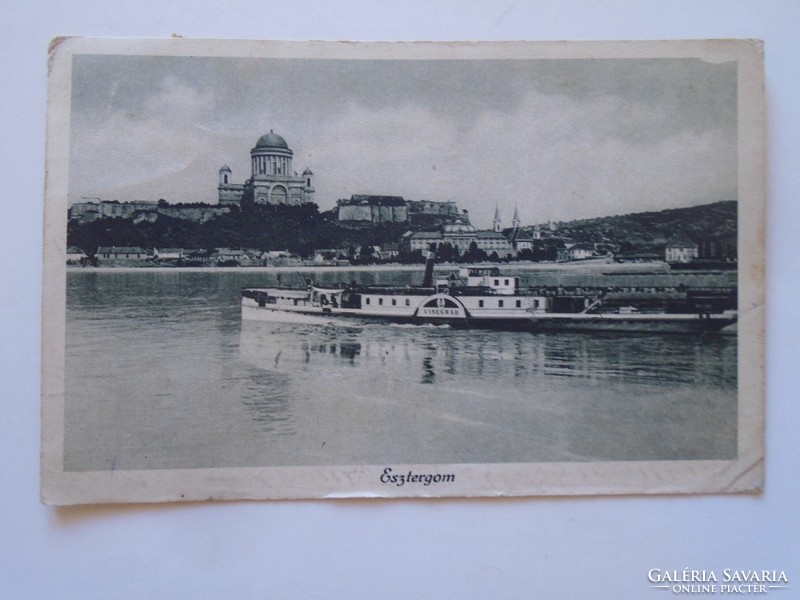 D197304 Esztergom - 1927 Visegrád ship - Danube - Hoválesz Róssika Kapossérdahely