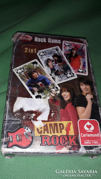 Minőségi DISNEY -Carta Mundi - Camp Rock -Rocktábor 'ROCK' játék kártya BONTATLAN a képek szerint 3.