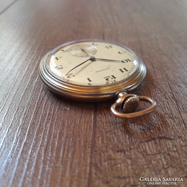 Old longines gilded pocket watch