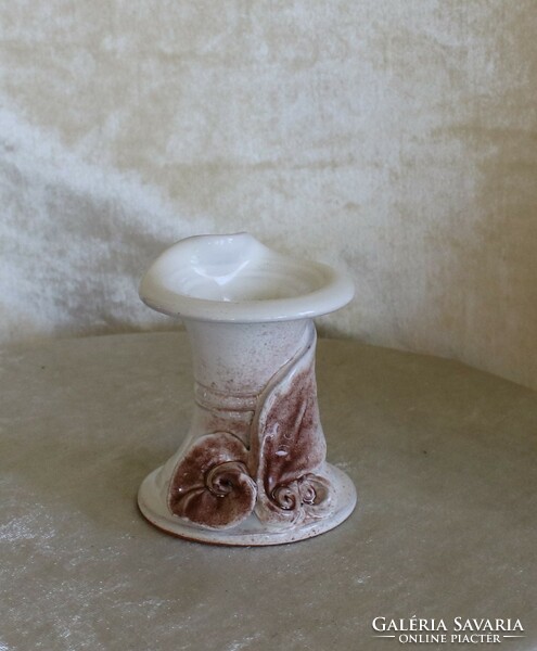 Ceramic candle holder - the work of Gyula Jálics