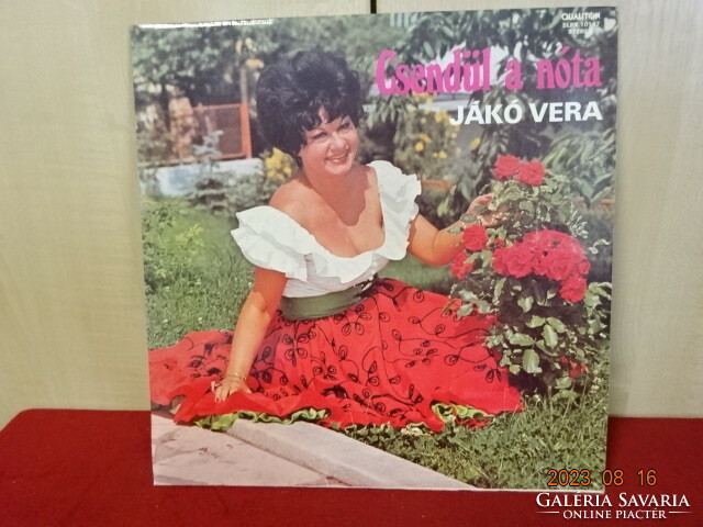 VINYL nagylemez, QUALITON SLPX 10147. Csendül a nóta: Jákó Vera. Jókai.