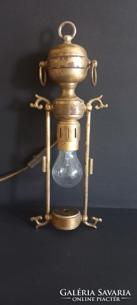 Antique copper storm lamp negotiable