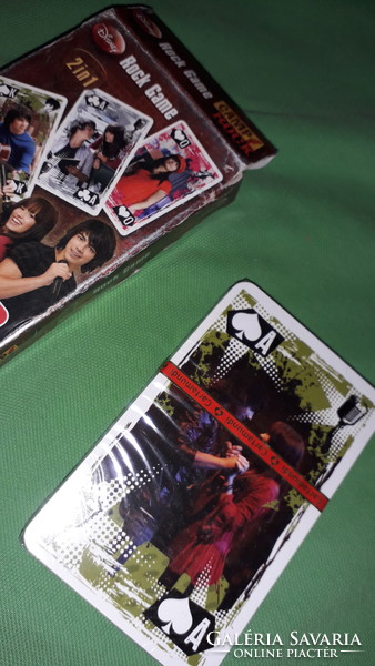 Minőségi DISNEY -Carta Mundi - Camp Rock -Rocktábor 'ROCK' játék kártya BONTATLAN a képek szerint 2.
