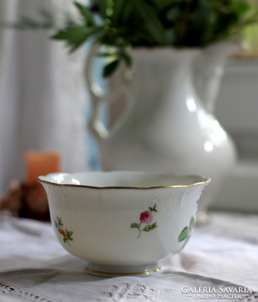 Herendi 1941 Petit Bouquet de Rose (PBR) rózsa mintás nagy teás csésze, vitrin állapot