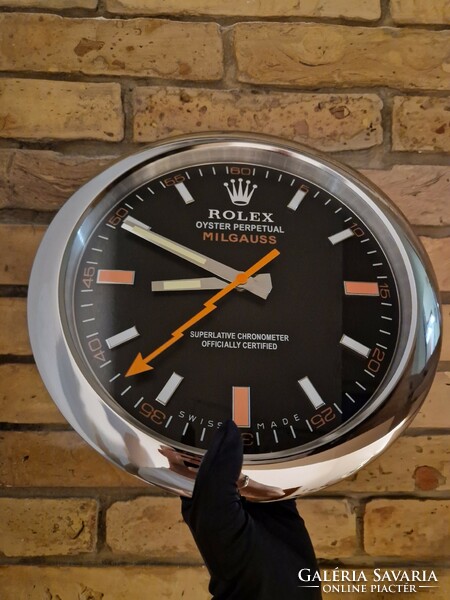 Rolex milgauss orange - wall clock