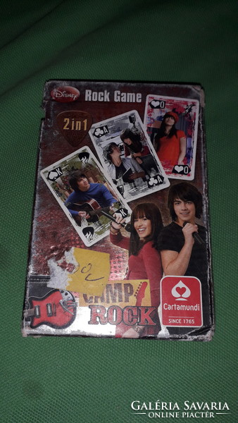 Minőségi DISNEY -Carta Mundi - Camp Rock -Rocktábor 'ROCK' játék kártya BONTATLAN a képek szerint 1.