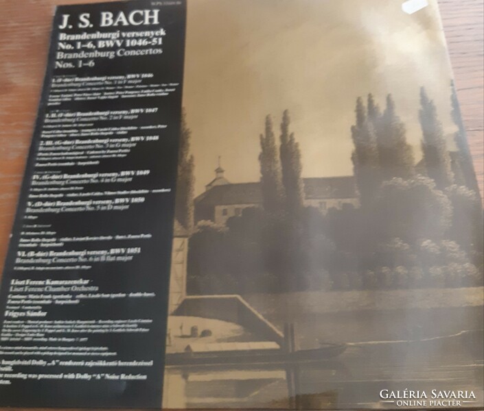 Bach Brandenburg Concertos 1-6 on vinyl