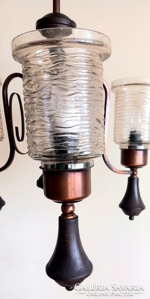 Art deco bronze chandelier ceiling lamp is negotiable