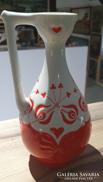 Géza Zsolnay Nikelszky vase with tulip ears