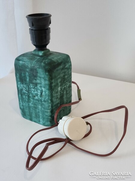 K.Kende judit mid-century modern applied art ceramic table lamp