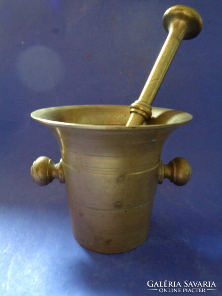 Vintage copper mortar and pestle