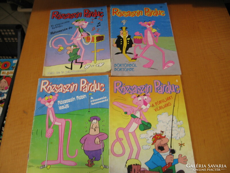 4 retro pink panther comics 1988 in one