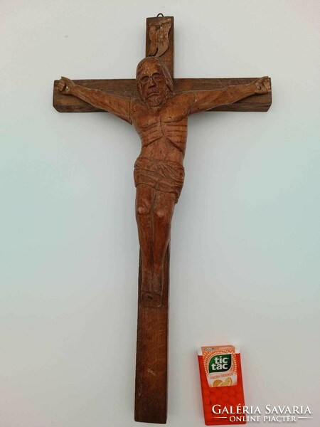 Natural wooden cross