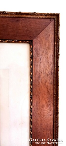 Huge art nouveau mirror picture frame is negotiable