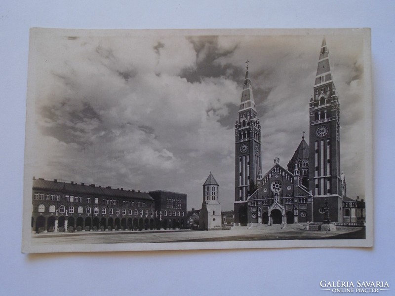 D197342  Szeged  Fogadalmi templom   M.F.I. fotólap  1940k