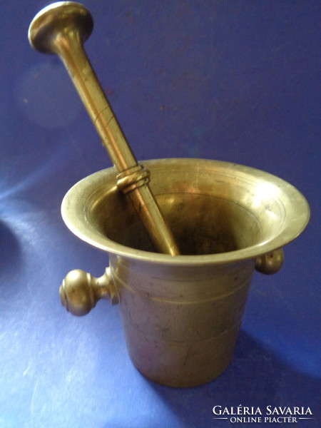 Vintage copper mortar and pestle