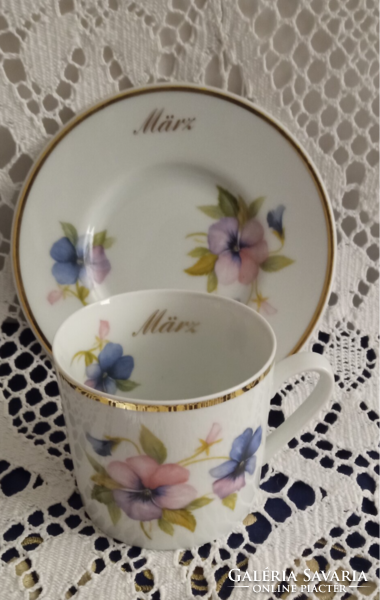 Monthly porcelain coffee set