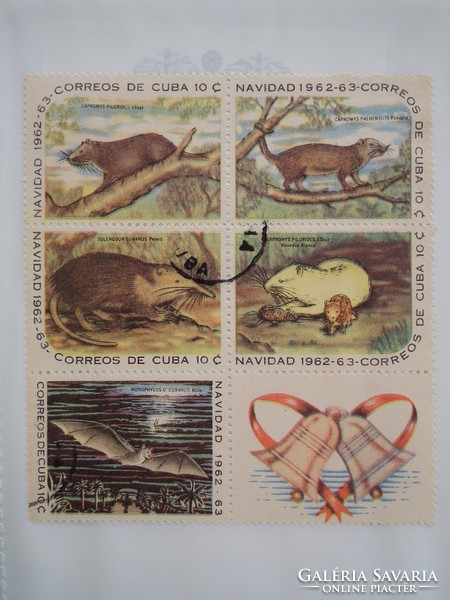 1962. Kuba - karácsony, rágcsálók kisív