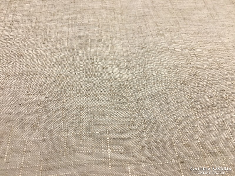 Water-repellent linen decor material