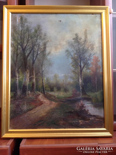 Painting by Károly Bartos (54*88cm)