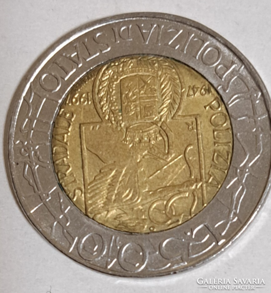 1997. Italy 500 lira 