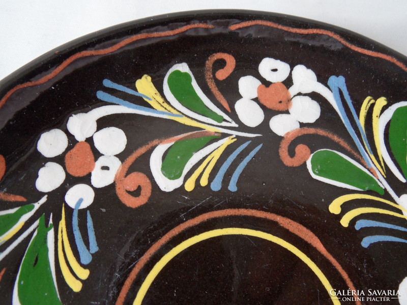Retro ceramic wall plate (4 pcs.)