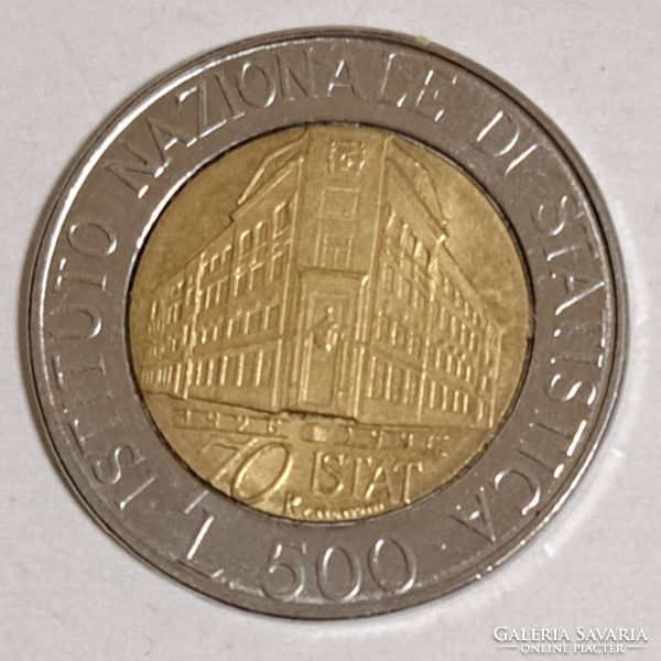 1996. Italy 500 lira 