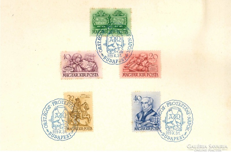 39-1 - Alkalmi bélyegzés - Országos protestáns napok 1939